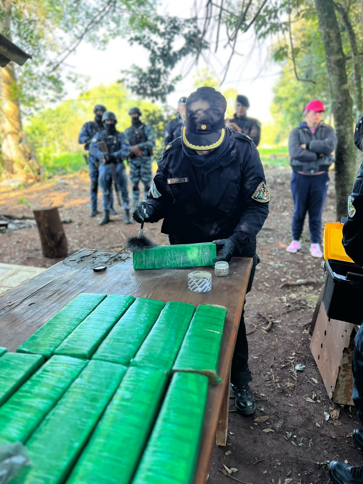 Desarticularon un búnker narco en San Javier: detuvieron al operador y secuestraron casi 50 kilos de marihuana